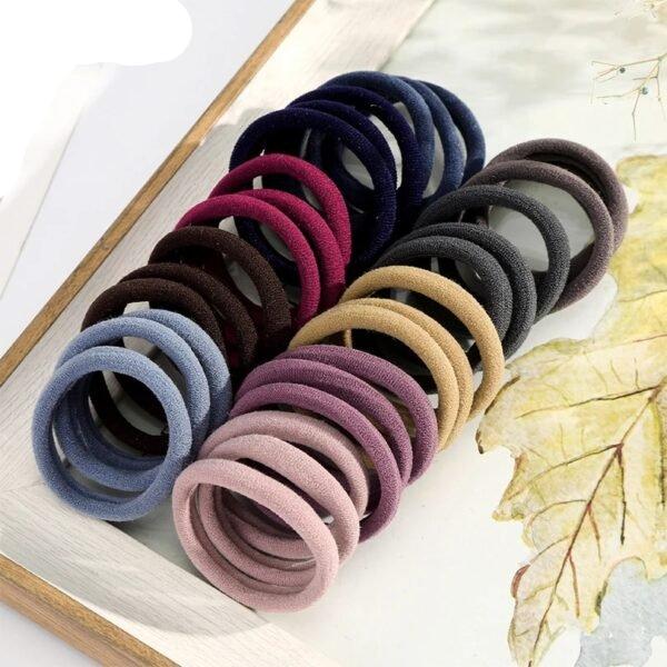 50PCS/Set New Women Girls Candy Color Nylon