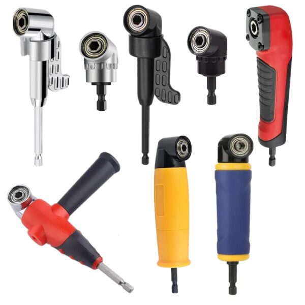 Magnetic Adapter Bending Drills Reversible Ratchet Screwdriver Adjustable Power Driver Tools