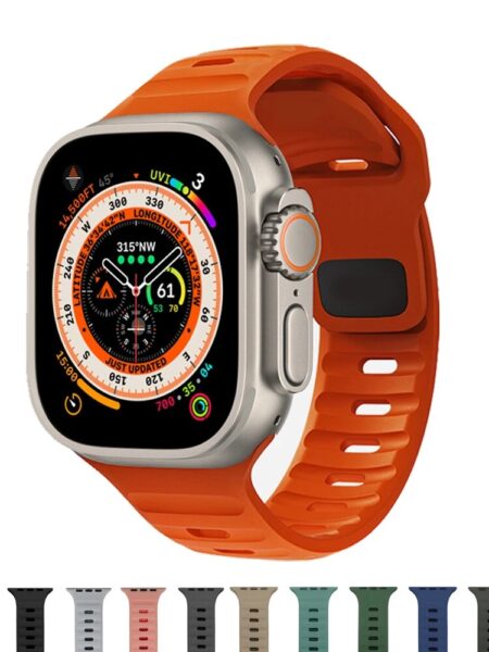 Soft Silicone Strap For Apple Watch Band Ultra