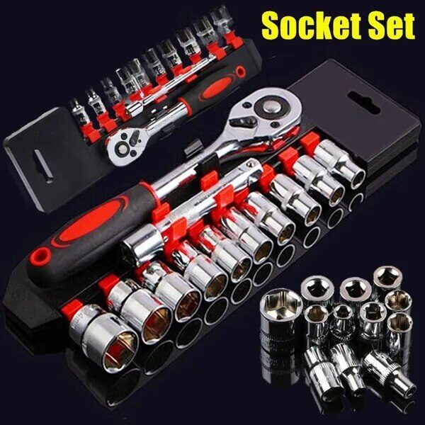 Wrench Socket Set Hardware Car Boat Motorcycle Bicycle Repairing Tool