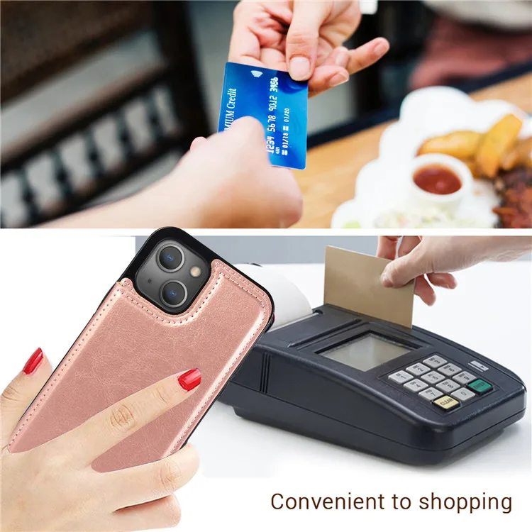 Luxury PU Leather Wallet Case For iPhone 15 14 13 12 11 Pro Max SE X XR XS Max 8 7 6 6S Plus