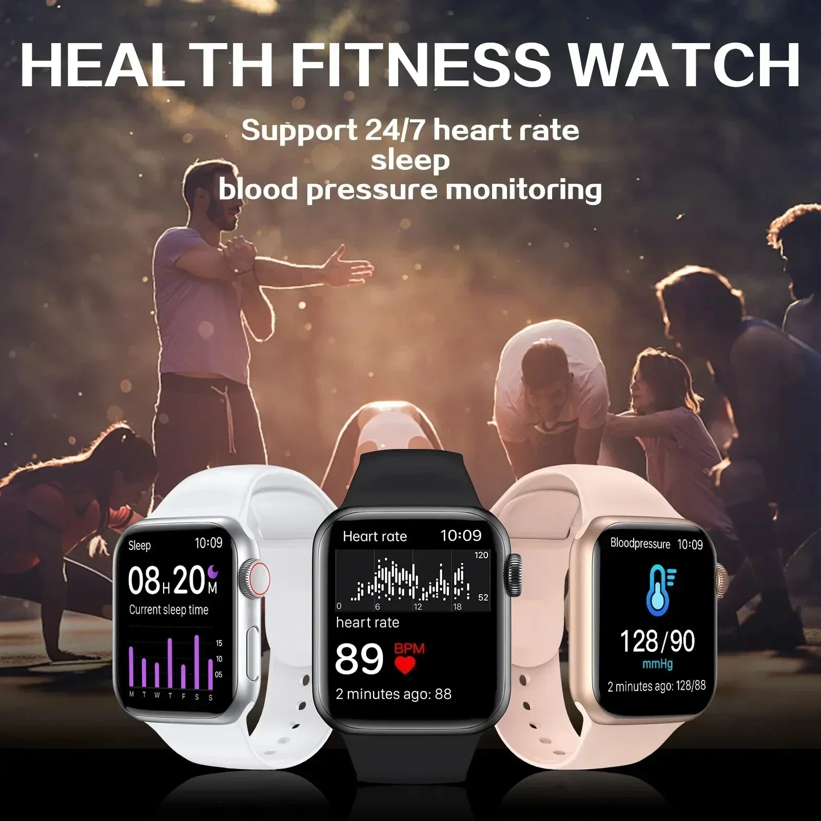 Smart Watch I9 Pro Max Series 7 Sports Fitness Smart Watch Customized dial Men and Women Bluetooth Call Gift for IOS and Android