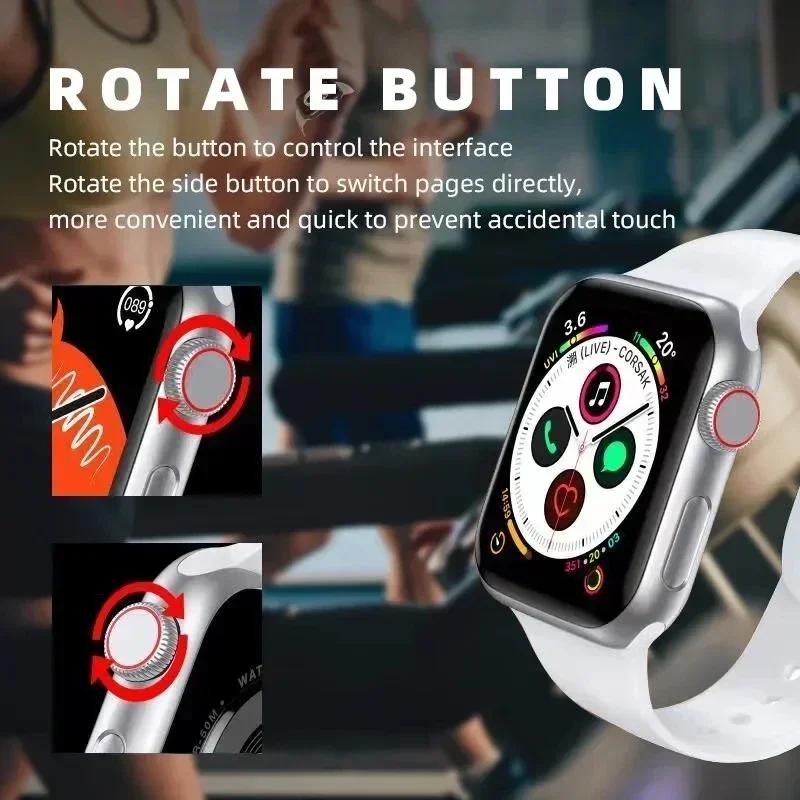 Smart Watch I9 Pro Max Series 7 Sports Fitness Smart Watch Customized dial Men and Women Bluetooth Call Gift for IOS and Android