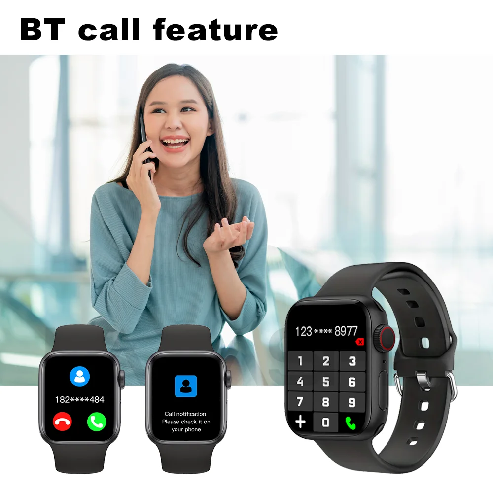 New S9 Max Smart watch Bluetooth Voice Call 100+ Sports Mode Music Playback Man Woman Smart watch Gift