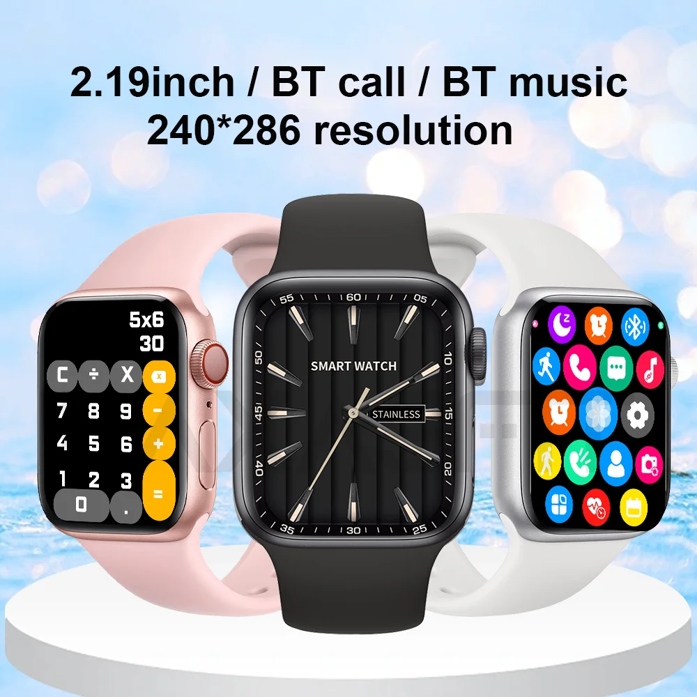 New S9 Max Smart watch Bluetooth Voice Call 100+ Sports Mode Music Playback Man Woman Smart watch Gift