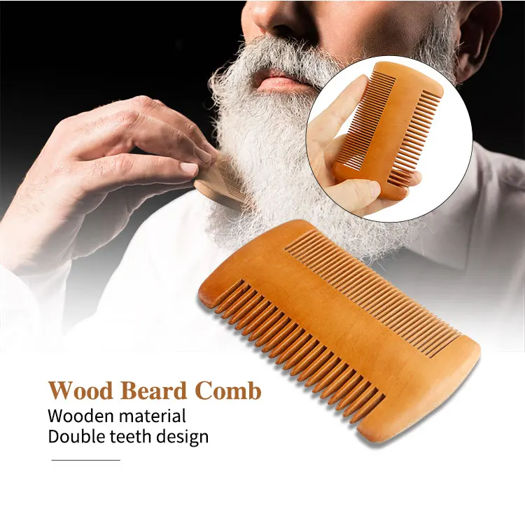 Natural Boar Bristle Wood Beard Brush Hairdresser Shaving Brush Men Mustache Comb With Gift Bag Beard Cleaning Hair Comb Set Natural Boar Bristle Wood Beard Brush Hairdresser Shaving Brush Men Mustache Comb With Gift Bag Beard Cleaning Hair Comb Set