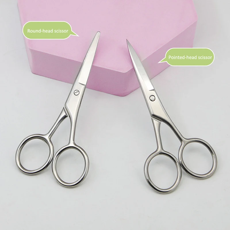 4 Pieces Beard Trimming Scissors Set, Grooming Scissors for Men Mustache Beard Comb Beard Trimmer Scissor Kit with Storage Bag