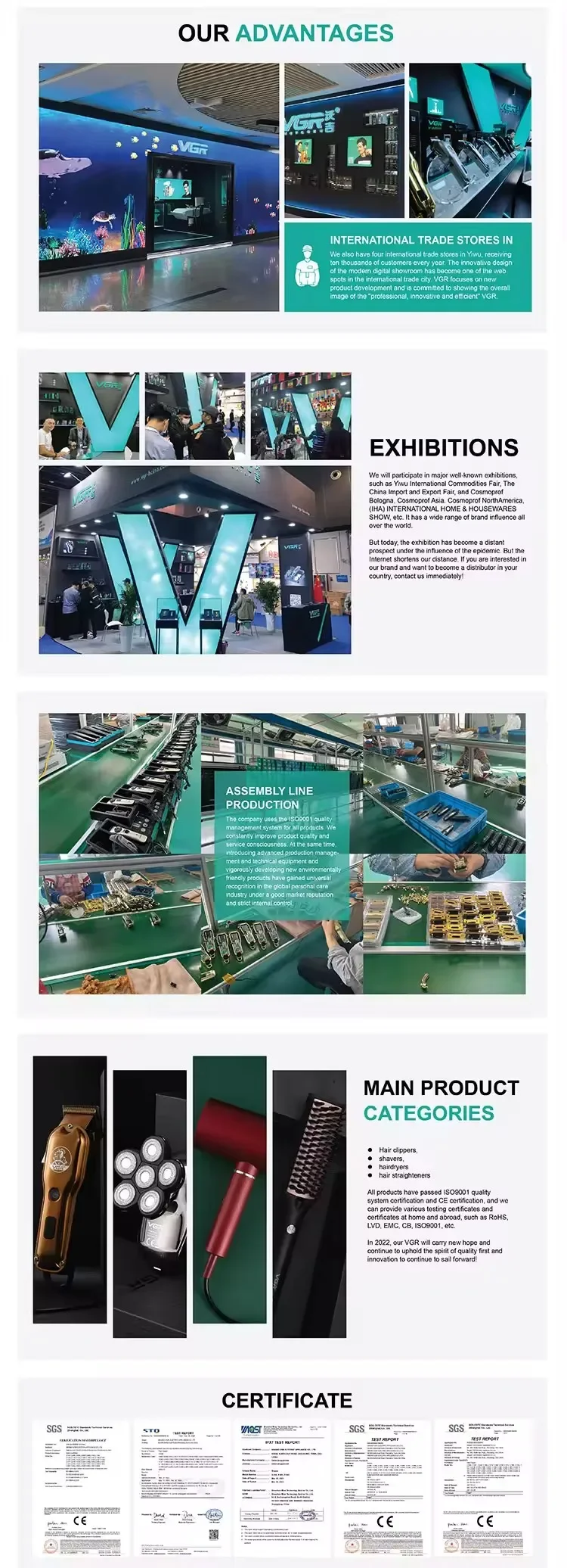 VGR Hair Trimmer 8 in 1 Beard Shaver Vintage Nose Body Trimmer Digital Display Set Professional Men's Grooming Kit for Men V-110