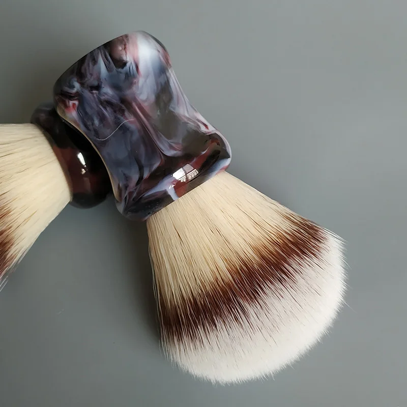 dscosmetic  T4 soft synthetic hair shaving brush resin handle by hand made shave brush for man wet shaving dscosmetic  T4 soft synthetic hair shaving brush resin handle by hand made shave brush for man wet shaving