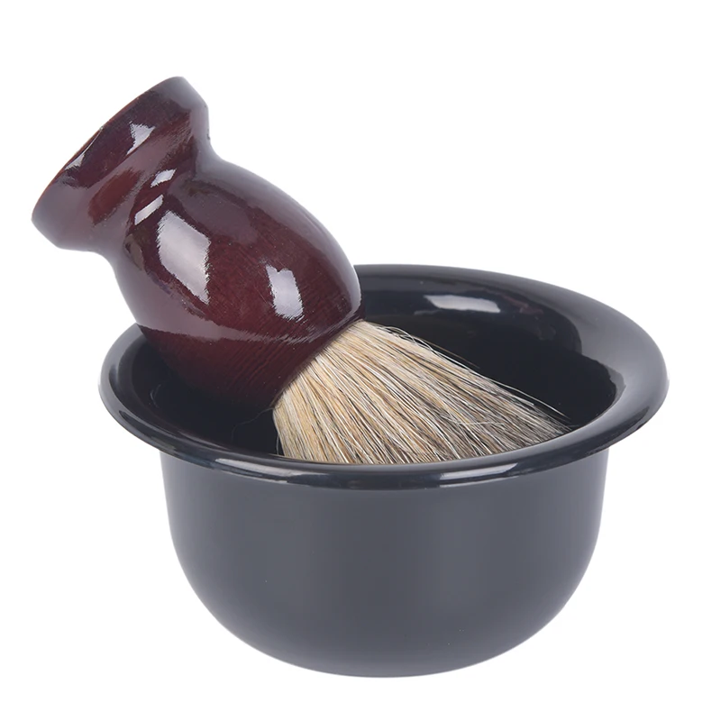 Men’s Shaving Bowl Soap Mug Cup Face Cleaning Tools Holder Male Appliance Barber Brush