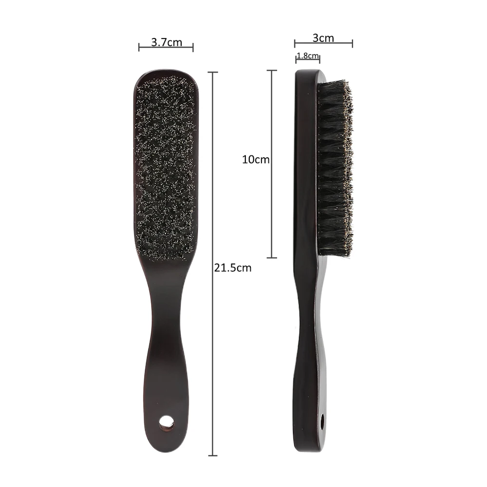 Wood Handle Boar Bristle Beard Brush Shaving Tool Hair Brush Wooden Curved Men Beard Shaving Brush Hair Stylist Mustache Brushes