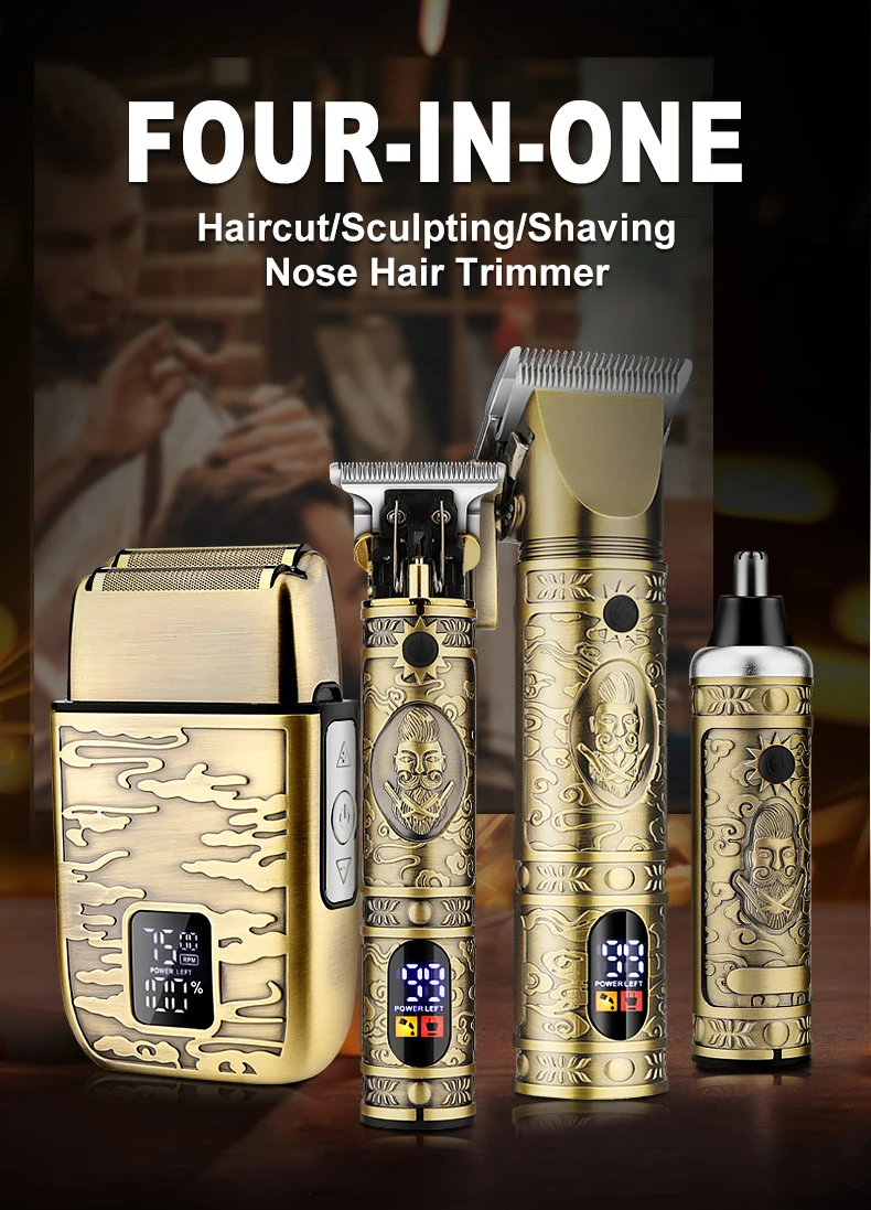 Resuxi 740 New All Metal Professional Hair Clippers Ears Nose Hair Trimmer Electric Shaver Set wtih Bag Men's Grooming Tools Kit Resuxi 740 New All Metal Professional Hair Clippers Ears Nose Hair Trimmer Electric Shaver Set wtih Bag Men's Grooming Tools Kit