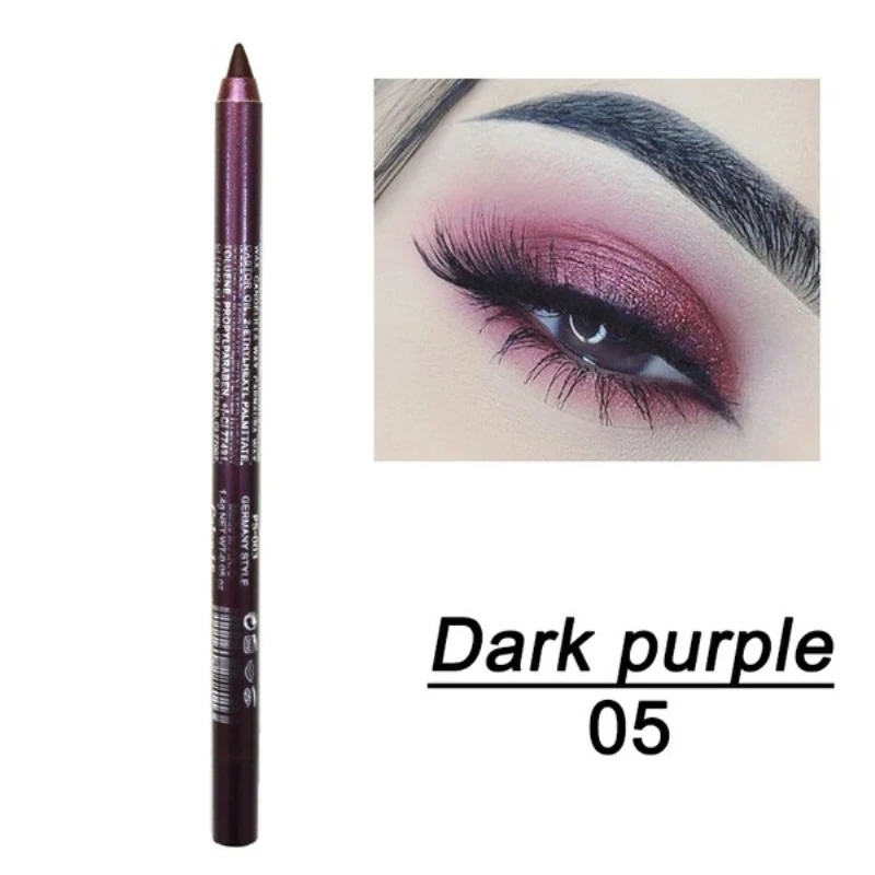 12Color Long-lasting Not Blooming Eyeliner Pencil Waterproof Pigment Eyeliner Pen Women Fashion Color Eye Makeup Cosmetics Tools