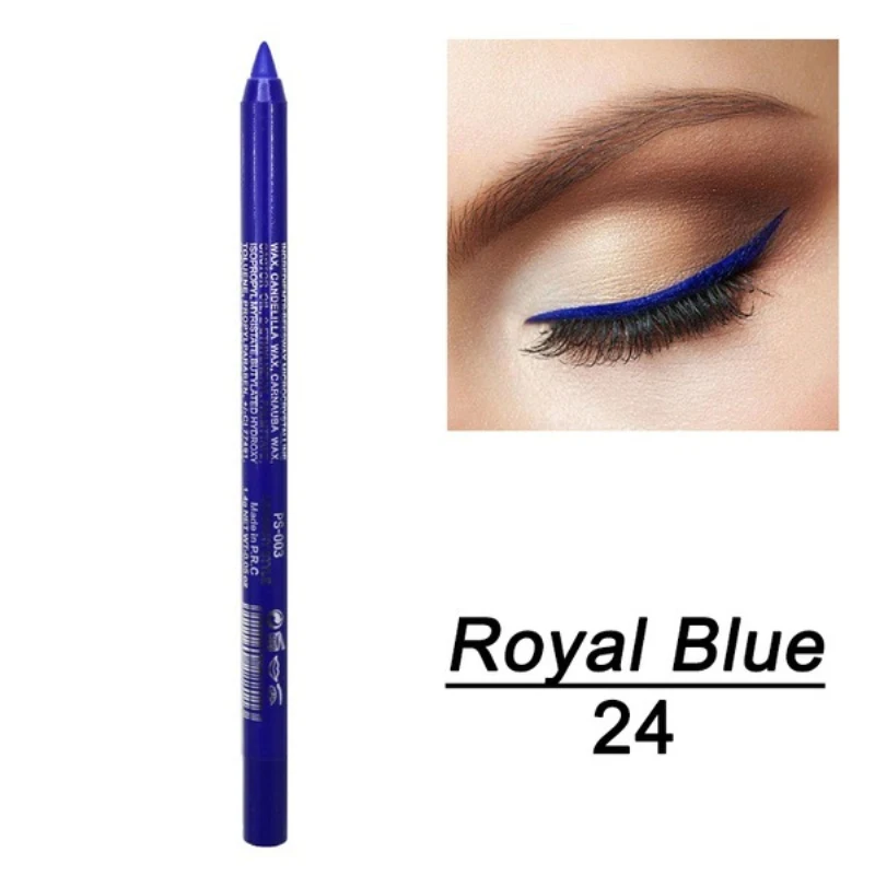 12Color Long-lasting Not Blooming Eyeliner Pencil Waterproof Pigment Eyeliner Pen Women Fashion Color Eye Makeup Cosmetics Tools