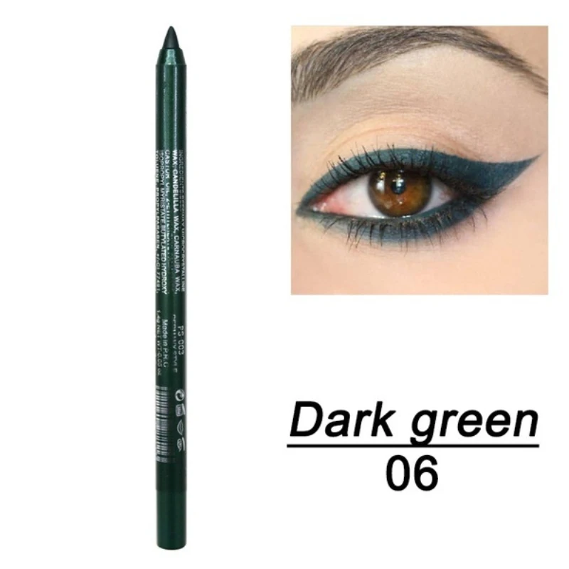 12Color Long-lasting Not Blooming Eyeliner Pencil Waterproof Pigment Eyeliner Pen Women Fashion Color Eye Makeup Cosmetics Tools