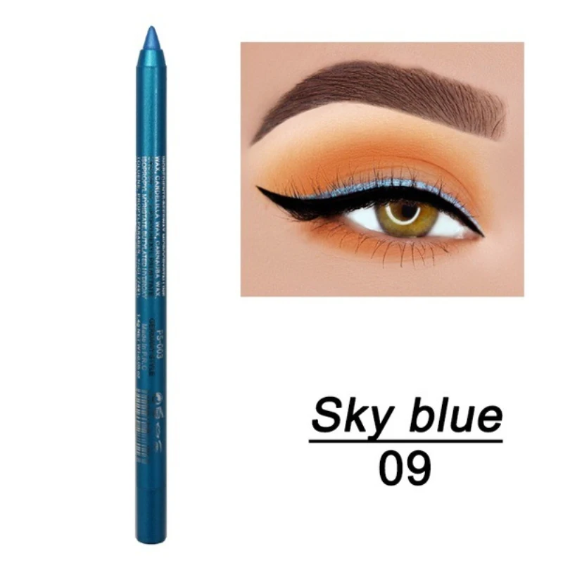 12Color Long-lasting Not Blooming Eyeliner Pencil Waterproof Pigment Eyeliner Pen Women Fashion Color Eye Makeup Cosmetics Tools