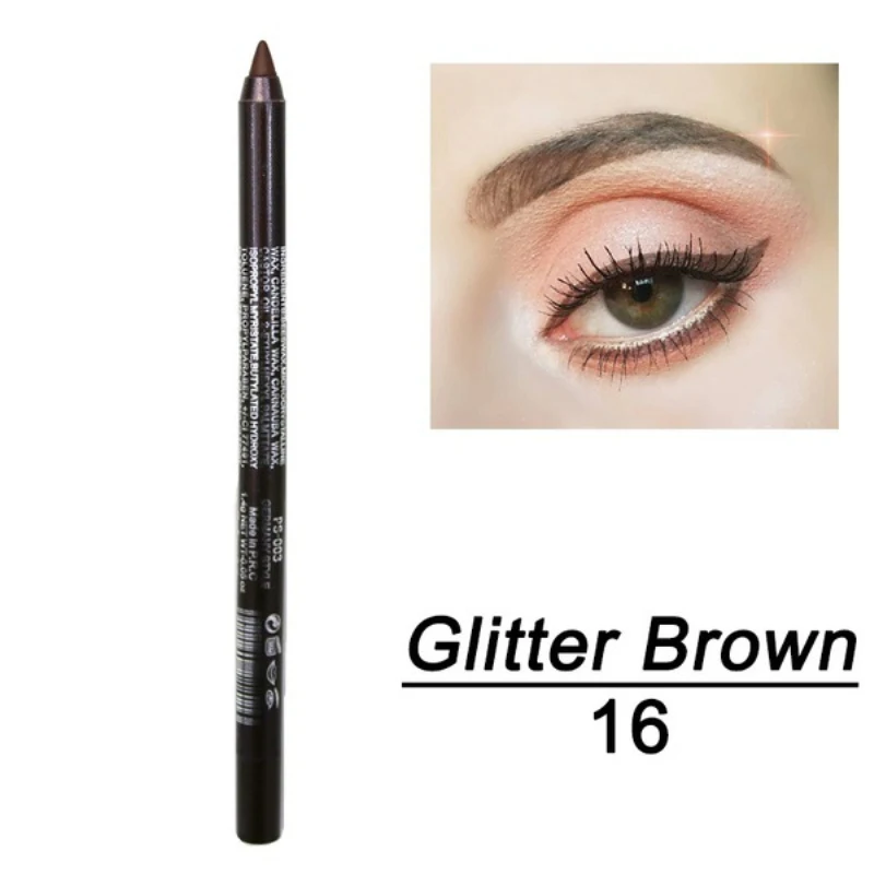 12Color Long-lasting Not Blooming Eyeliner Pencil Waterproof Pigment Eyeliner Pen Women Fashion Color Eye Makeup Cosmetics Tools