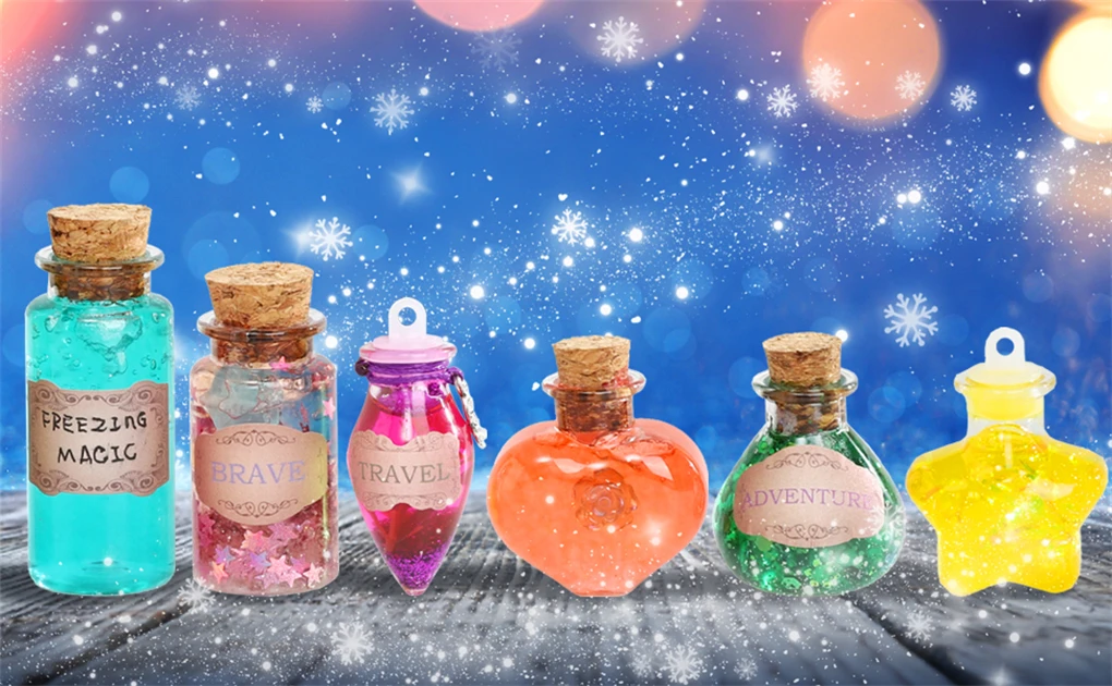 24 bottles DIY Fairy Magic Potions Kit Freeze Potion DIY Mixed Magic Wizard Potion Bottles Science Games Toys Children Gift