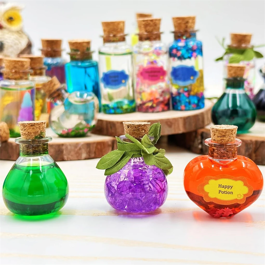 24pcs  DIY  Magical Potions Fairy Magic Potions Kit for Kids DIY Handmade Toys for Christmas Decorations Creative Art Craft Toy