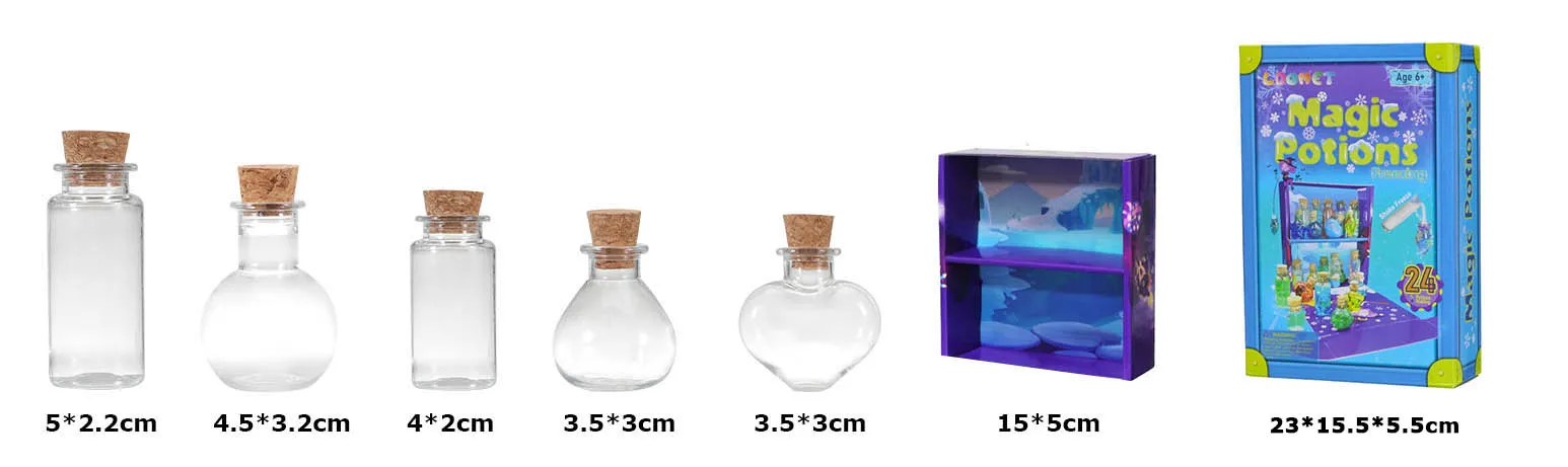 DIY Fairy Magical Potions Kit Horror Halloween Christmas Gifts Witches' Magical Color Changing Freezing Potions Art Craft Kit DIY Fairy Magical Potions Kit Horror Halloween Christmas Gifts Witches' Magical Color Changing Freezing Potions Art Craft Kit