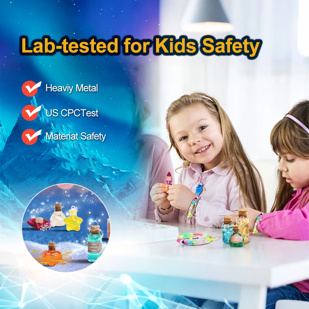 DIY Mixed Magic Wizard Potion Bottles Color Changing luminous Potions Art Craft Kit Kids Family Educational Toys Birthday Gifts