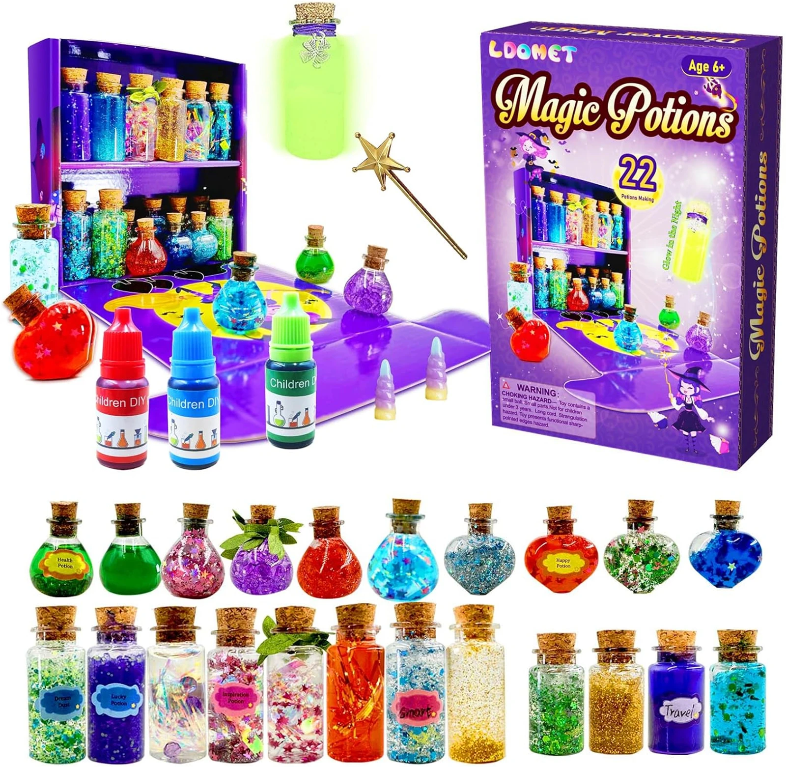 DIY Halloween Witch Magical Potions Fairy Mixies Potion Kit Christmas DIY Glow Potion Handmade Decorations Creative Crafts Toy DIY Halloween Witch Magical Potions Fairy Mixies Potion Kit Christmas DIY Glow Potion Handmade Decorations Creative Crafts Toy