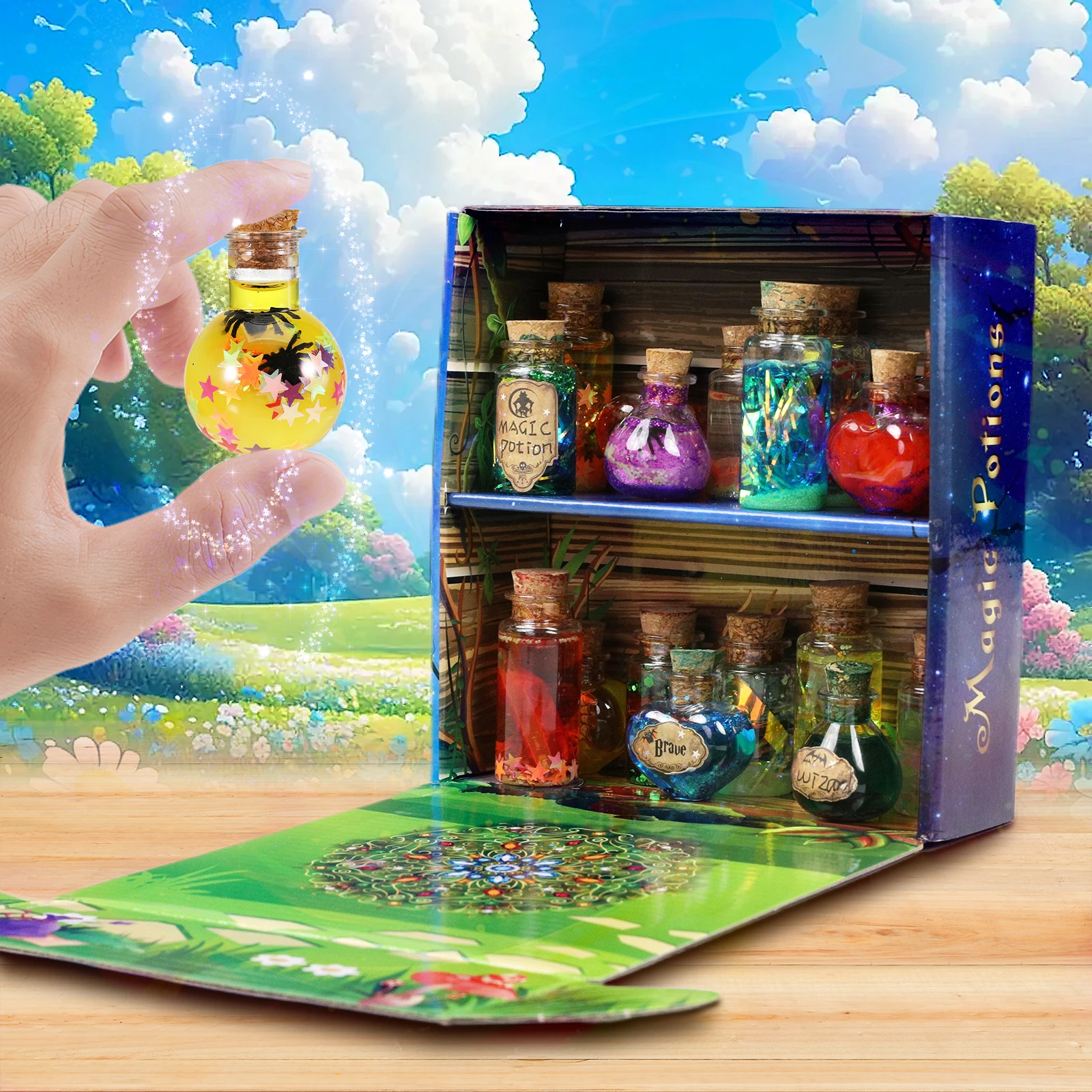 DIY Halloween Witch Magical Potions Fairy Mixies Potion Kit Christmas DIY Glow Potion Handmade Decorations Creative Crafts Toy DIY Halloween Witch Magical Potions Fairy Mixies Potion Kit Christmas DIY Glow Potion Handmade Decorations Creative Crafts Toy