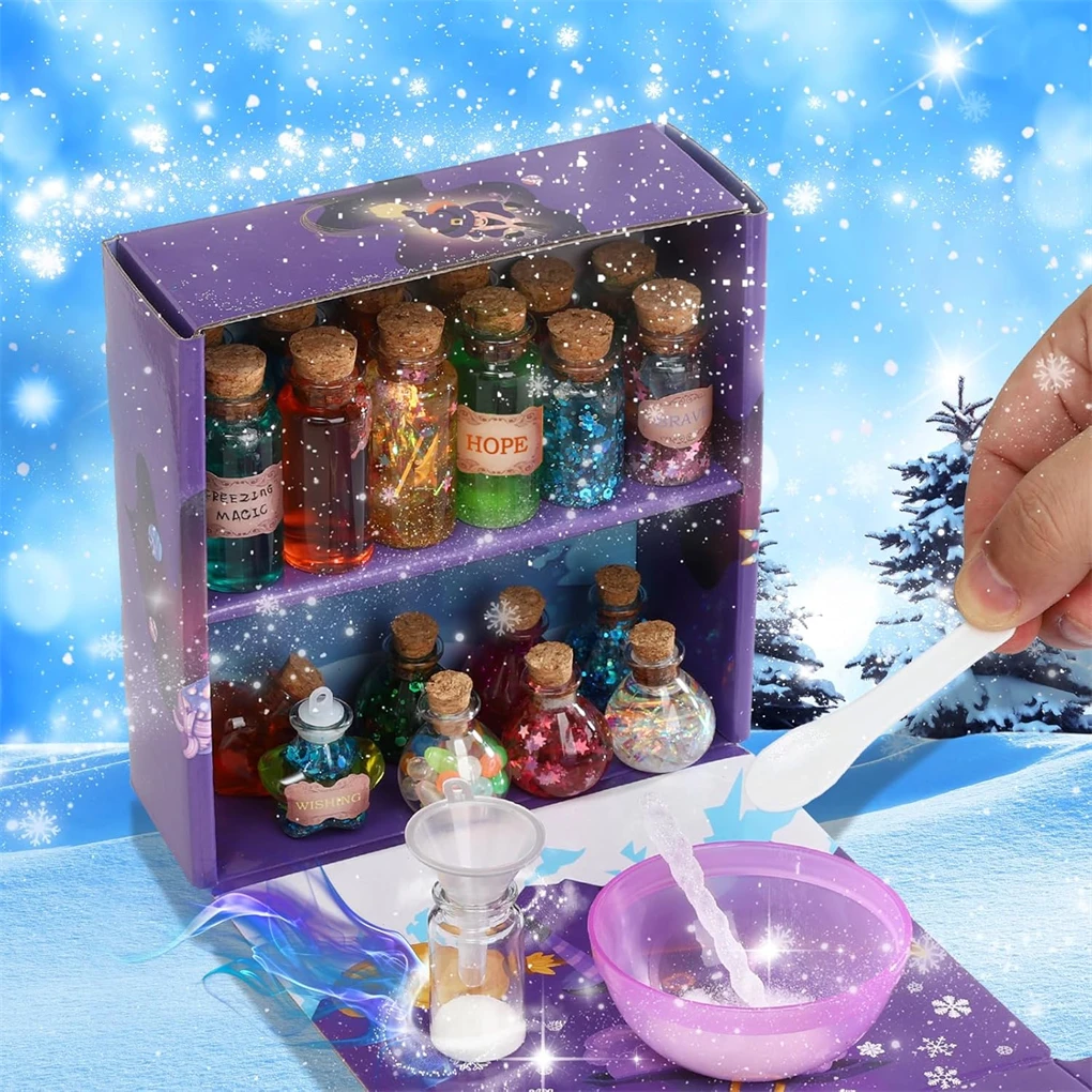 DIY Halloween Witch Magical Potions Fairy Mixies Potion Kit Christmas DIY Glow Potion Handmade Decorations Creative Crafts Toy DIY Halloween Witch Magical Potions Fairy Mixies Potion Kit Christmas DIY Glow Potion Handmade Decorations Creative Crafts Toy