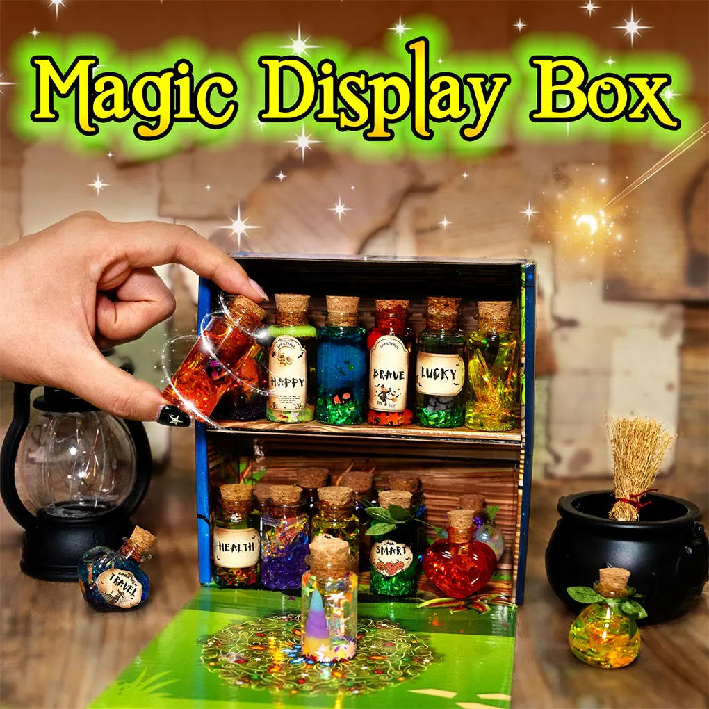 DIY Bottles Magical Potions Fairy Magic Potions Kit for Kids for Christmas Creative Art Craft Handmade Toy for Birthday Gift