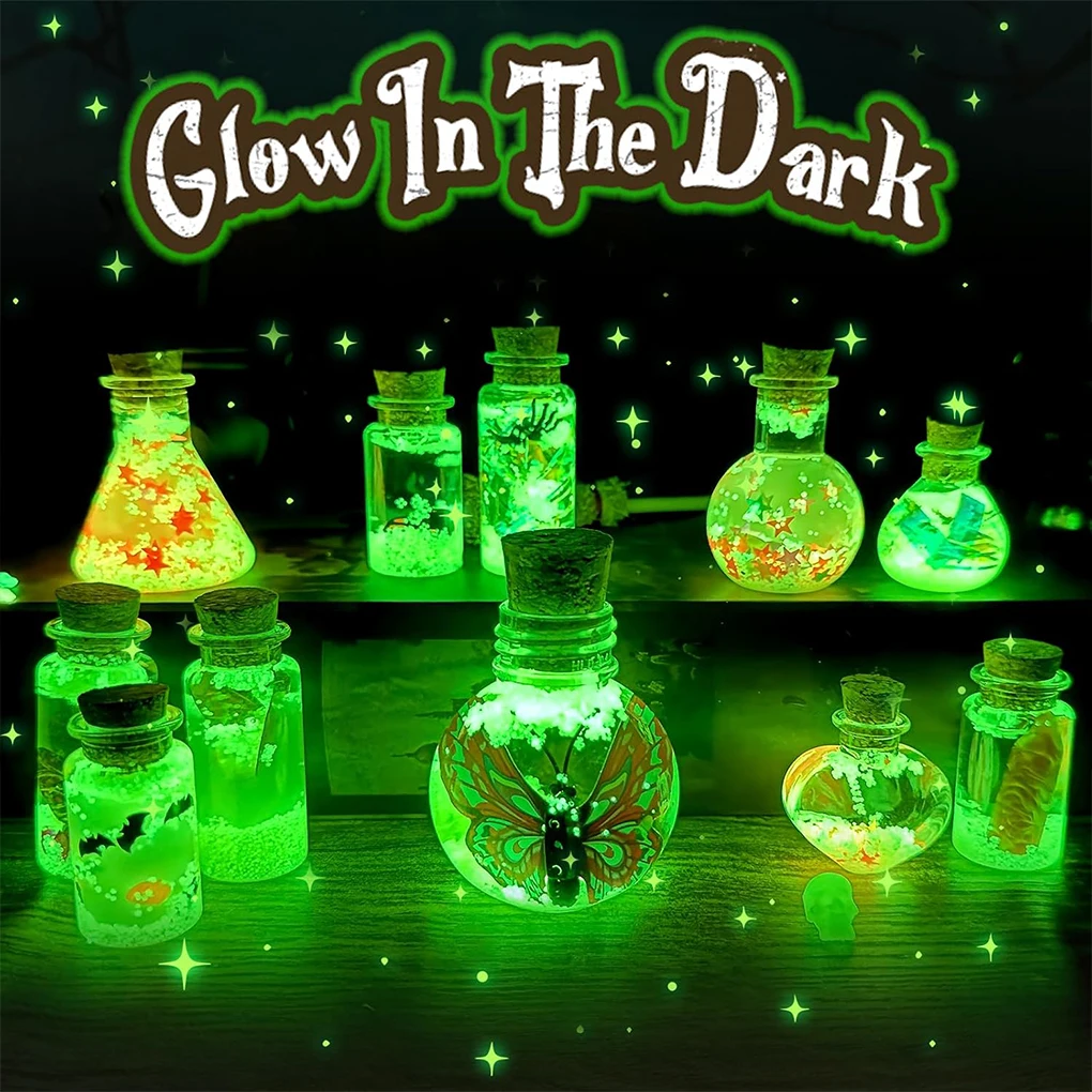 24pcs DIY Halloween Witch Magical Potions Fairy Mixies Potion Kits Christmas DIY Handmade Decors Creative Crafts Toys Fairy Magi 24pcs DIY Halloween Witch Magical Potions Fairy Mixies Potion Kits Christmas DIY Handmade Decors Creative Crafts Toys Fairy Magi